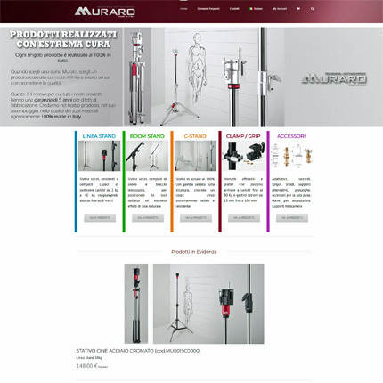 Realizzazione E-commerce Muraro